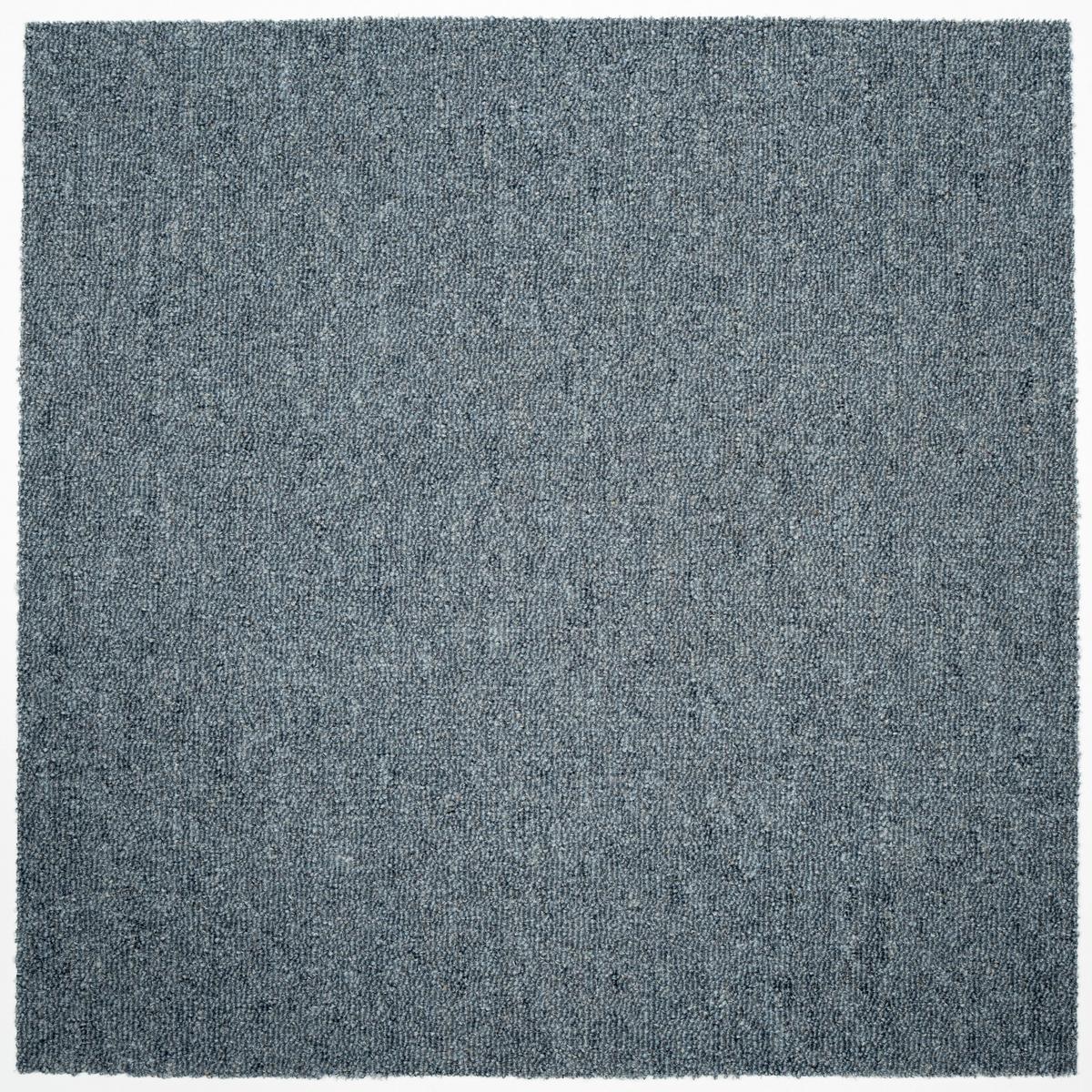 Teppichfliese Hellblau Astra 50x50 Cm Florhöhe 3 Mm - Hellblau, Basics, Textil (50/50cm)