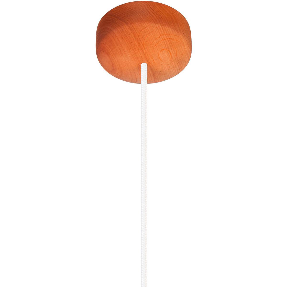 Hängeleuchte 8550132 Acorn I - Erlefarben/Weiß, Natur, Holz (17,5/90-140cm)