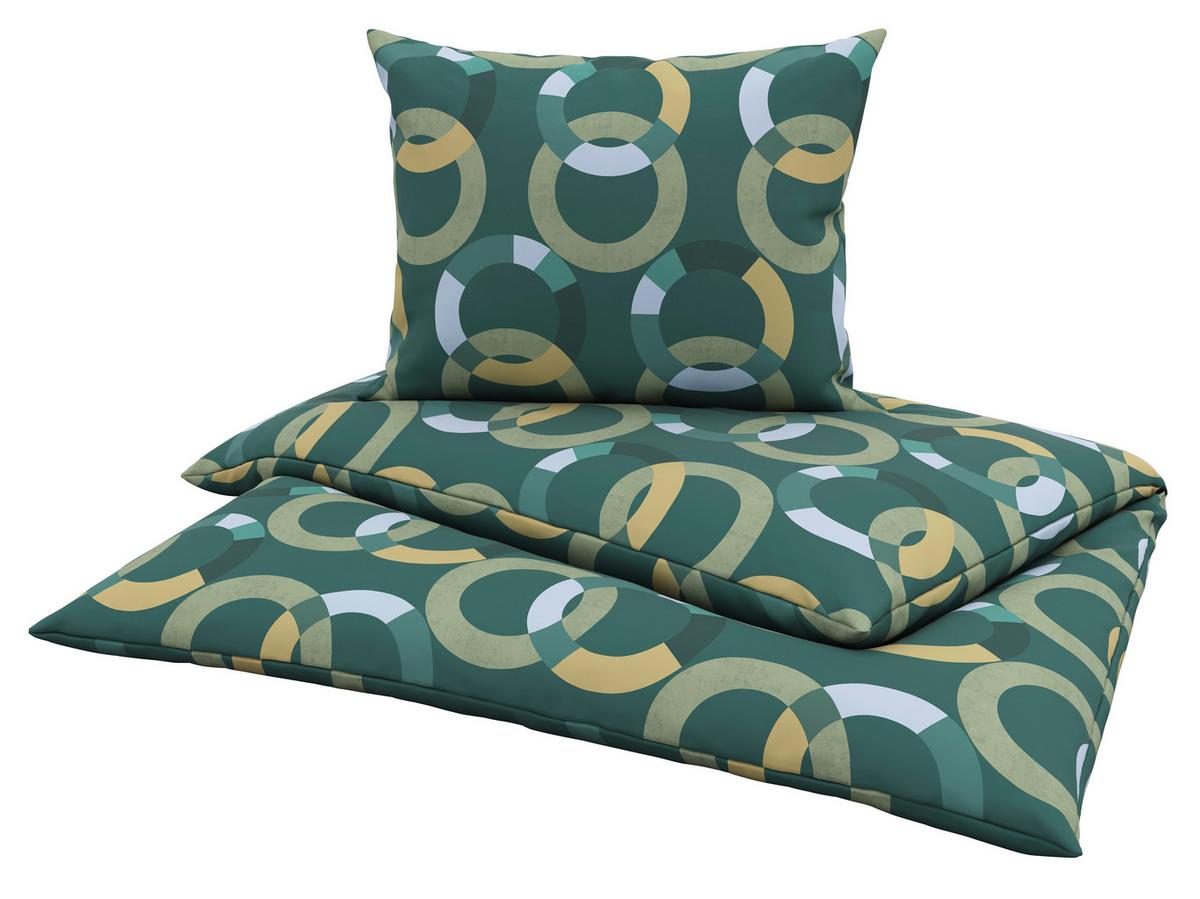 Ágyneműhuzat-garnitúra Diana - zöld, Modern, textil - Luca Bessoni