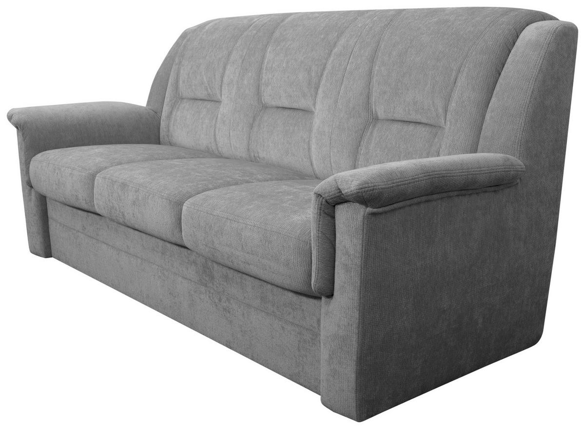 3-SITZER-SOFA Rafael, Grau B: 209 cm - Beige/Schwarz, Trend, Textil (209/95/95cm)