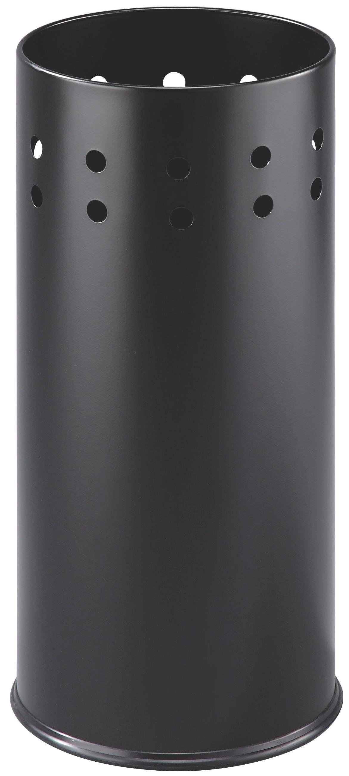 Schirmständer Lonati 2 - Schwarz, MODERN, Metall (23,5/50cm)