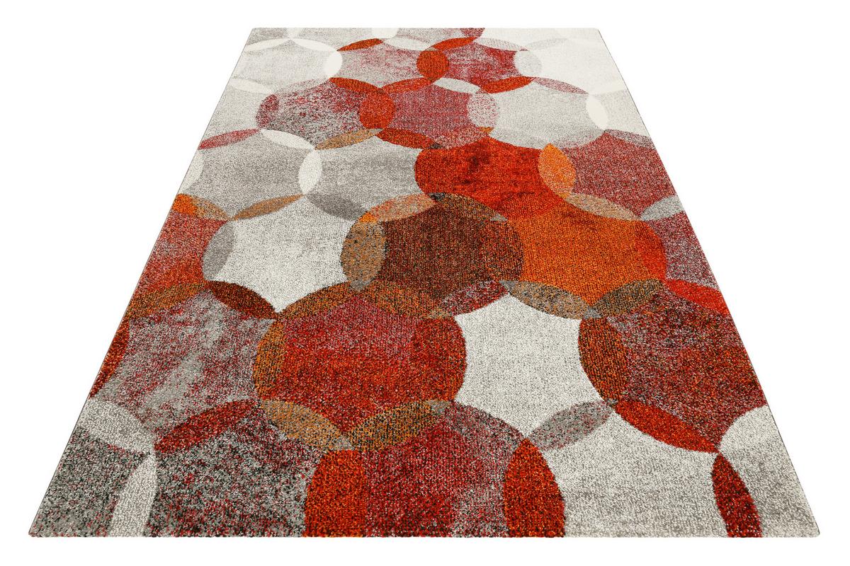 Webteppich Modernina - Rotbraun/Rot, KONVENTIONELL, Textil (80/150cm) - Esprit