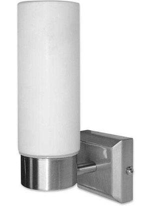 Wandleuchte Nickel Matt - Weiß, KONVENTIONELL, Glas/Metall (8cm) Wandleuchte Nickel Matt - Weiß, KONVENTIONELL, Glas/Metall (8cm)