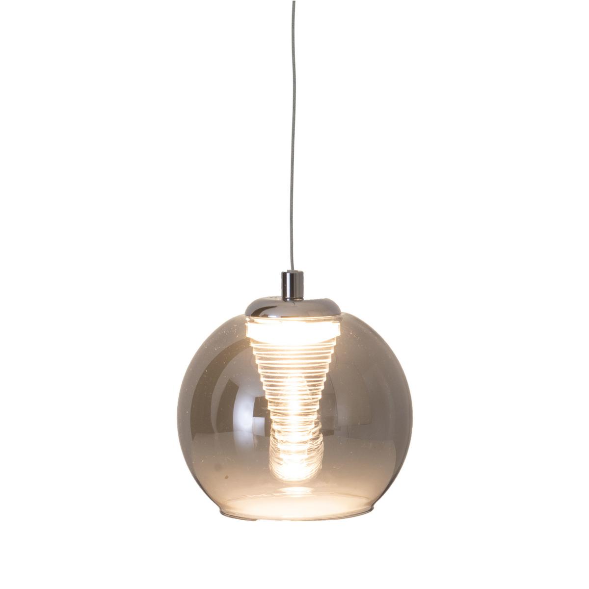 LED-Hängeleuchte H: 12,2 cm 6104197 - Transparent, Design, Glas (14,5/12,2cm) - Näve