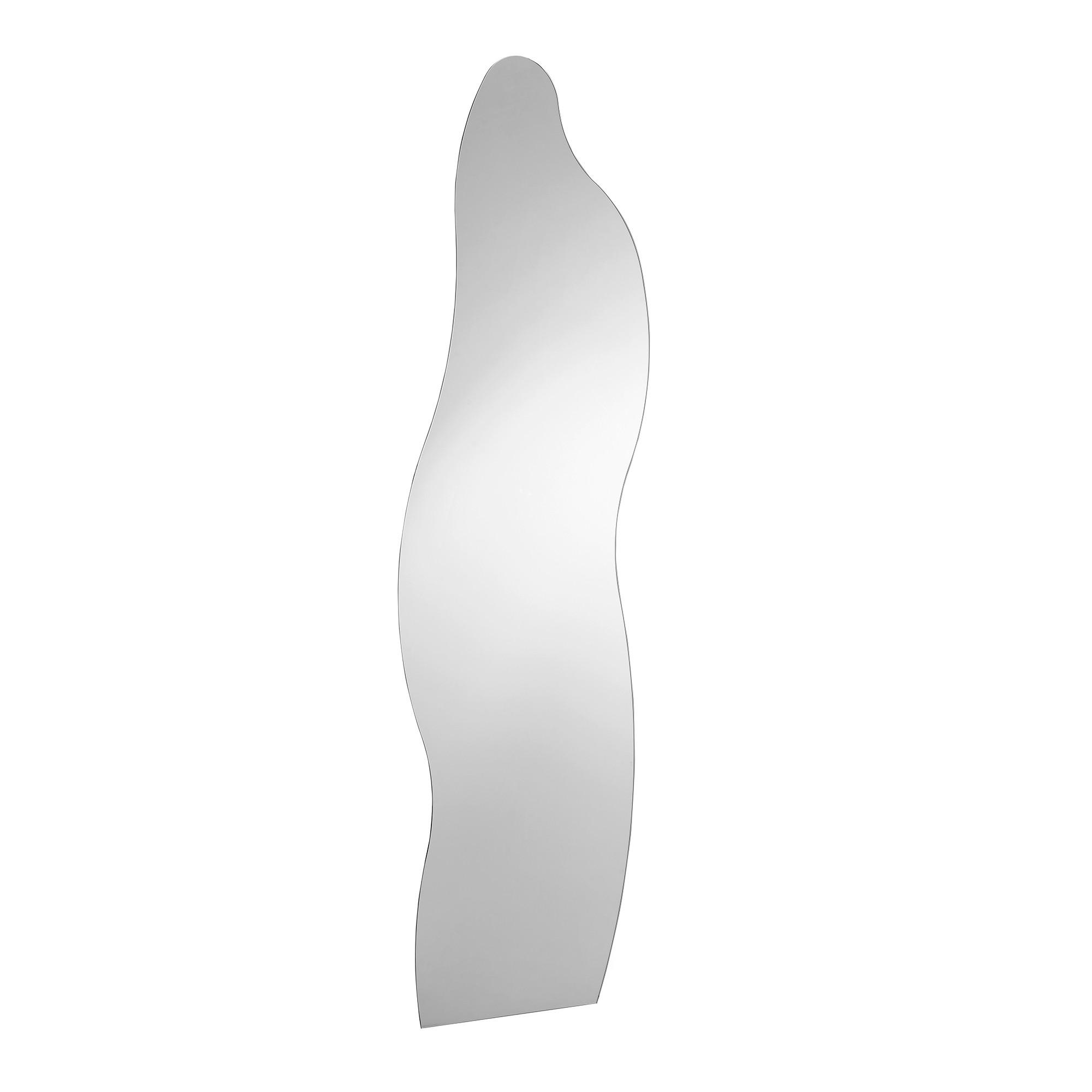 Wandspiegel Klar B: 50 cm - Klar, Design, Glas/Holzwerkstoff (50/160/0,5cm) - Livetastic