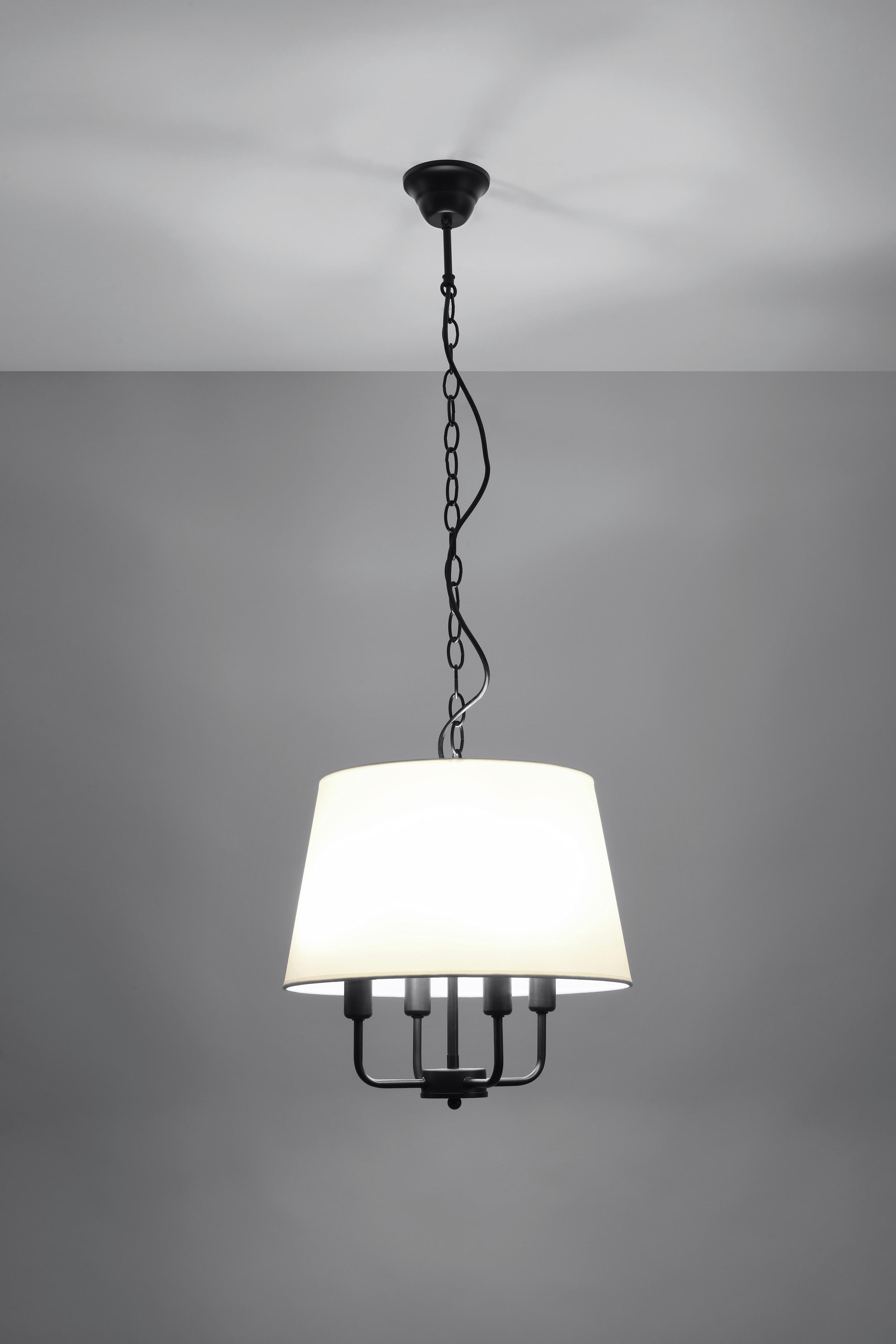 Pendelleuchte 31-01368 Pasteri - Goldfarben/Schwarz, KONVENTIONELL, Metall (37,5/37,5/110cm)