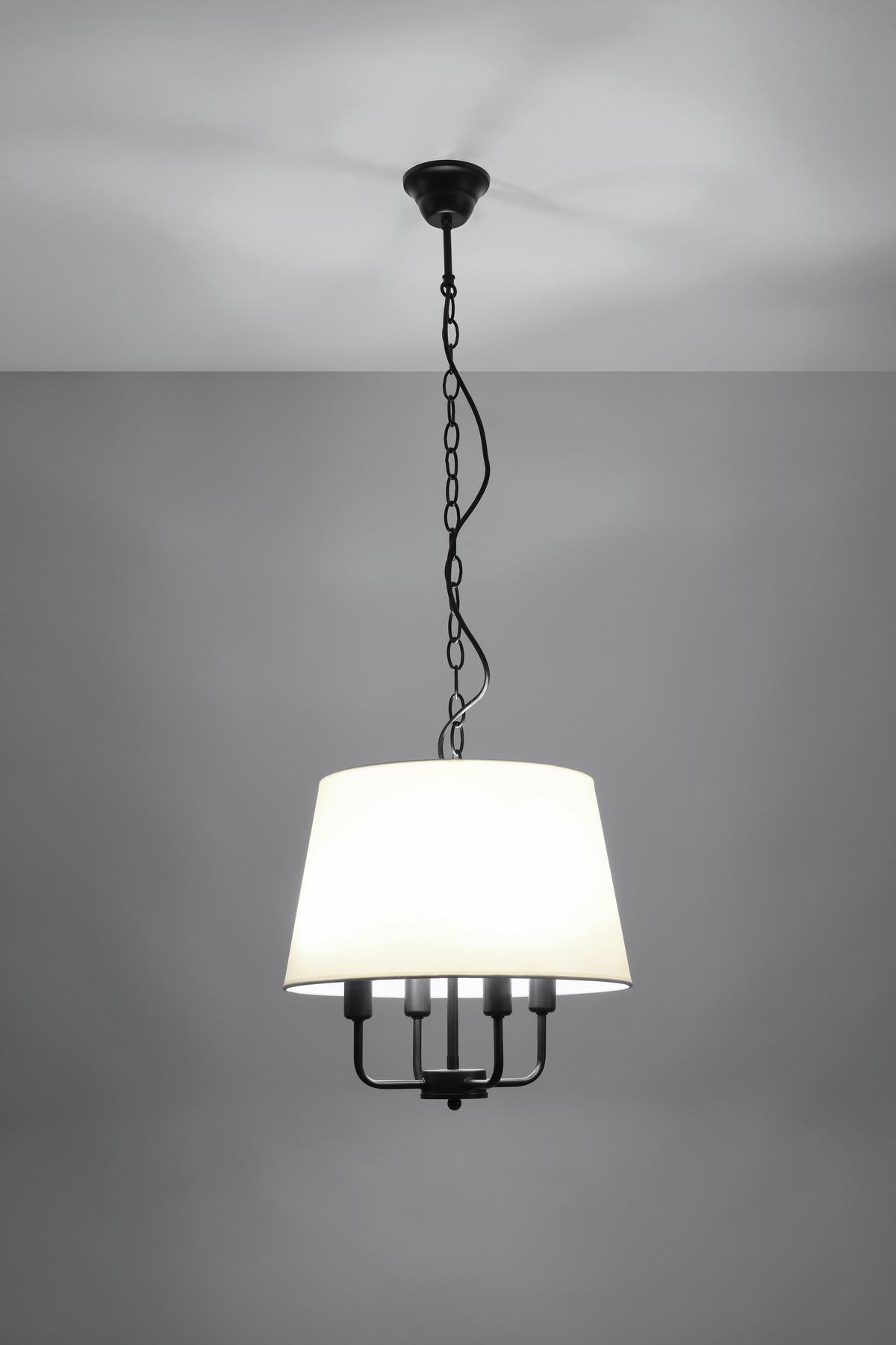 Pendelleuchte 31-01368 Pasteri - Goldfarben/Schwarz, KONVENTIONELL, Metall (37,5/37,5/110cm)