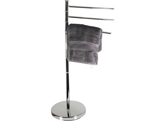Držák Na Ručník Florenz 3 B991775 - barvy stříbra, Konvenční, kov (27/67/88,5cm) - James Wood Držák Na Ručník Florenz 3 B991775 - barvy stříbra, Konvenční, kov (27/67/88,5cm) - James Wood