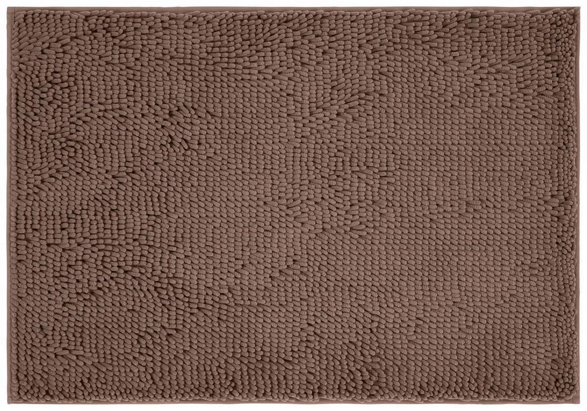 Badematte Liliane - Taupe, KONVENTIONELL, Kunststoff (60/90cm) - Ondega