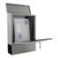 Rottner Briefkasten mit Zeitungsbox, Libro Inox - Edelstahlfarben, Metall (30/43,5/10cm) Rottner Briefkasten mit Zeitungsbox, Libro Inox - Edelstahlfarben, Metall (30/43,5/10cm)