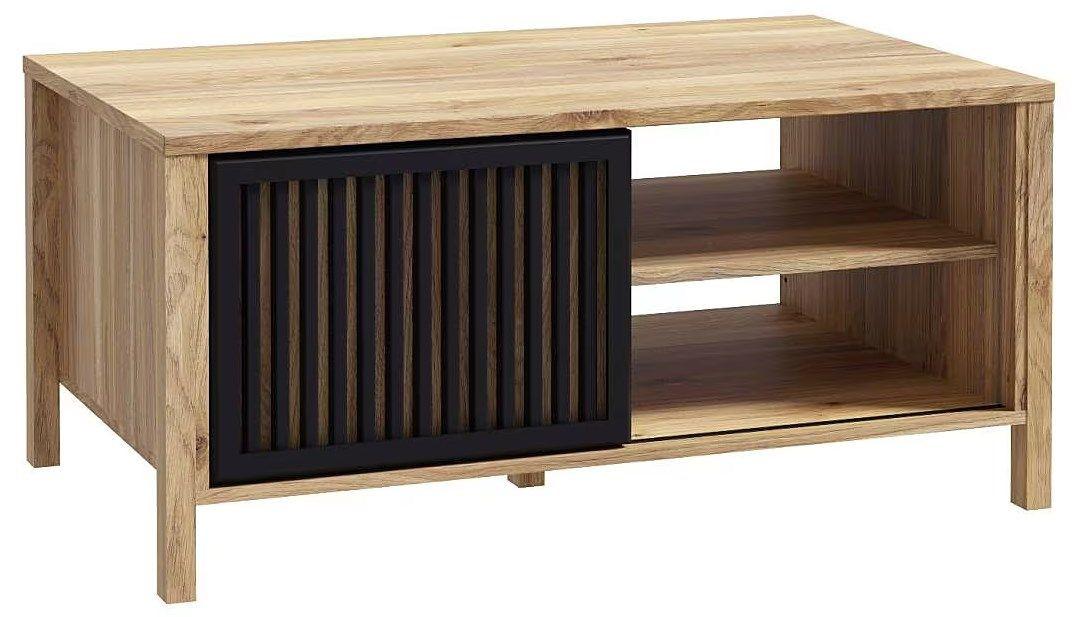 KONFERENČNÍ STOLEK JYTANA - barvy dubu/černá, Moderní, kompozitní dřevo (105,5/49,9/65,2cm)