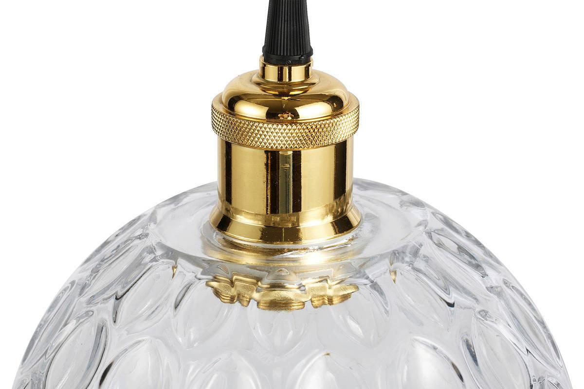 Hängeleuchte Corona H: 27 cm 1-Flammig - Klar, Trend, Glas (18/27/18cm) - Kayoom