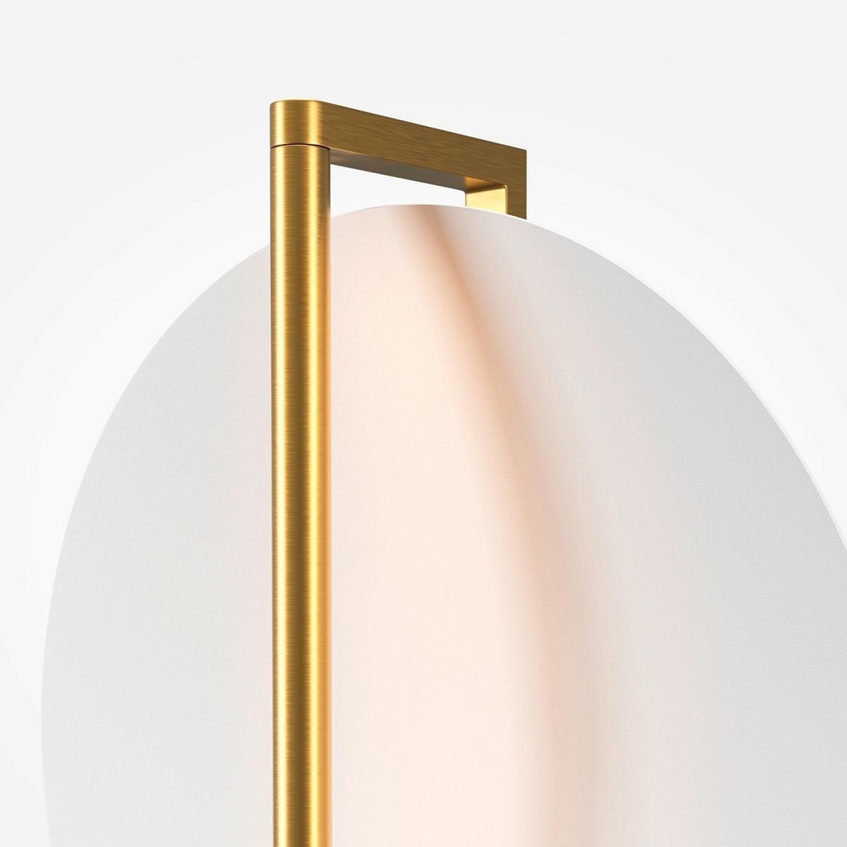 Wandleuchte Mira - Goldfarben/Weiß, MODERN, Metall (11,1/34/30cm) - MAYTONI