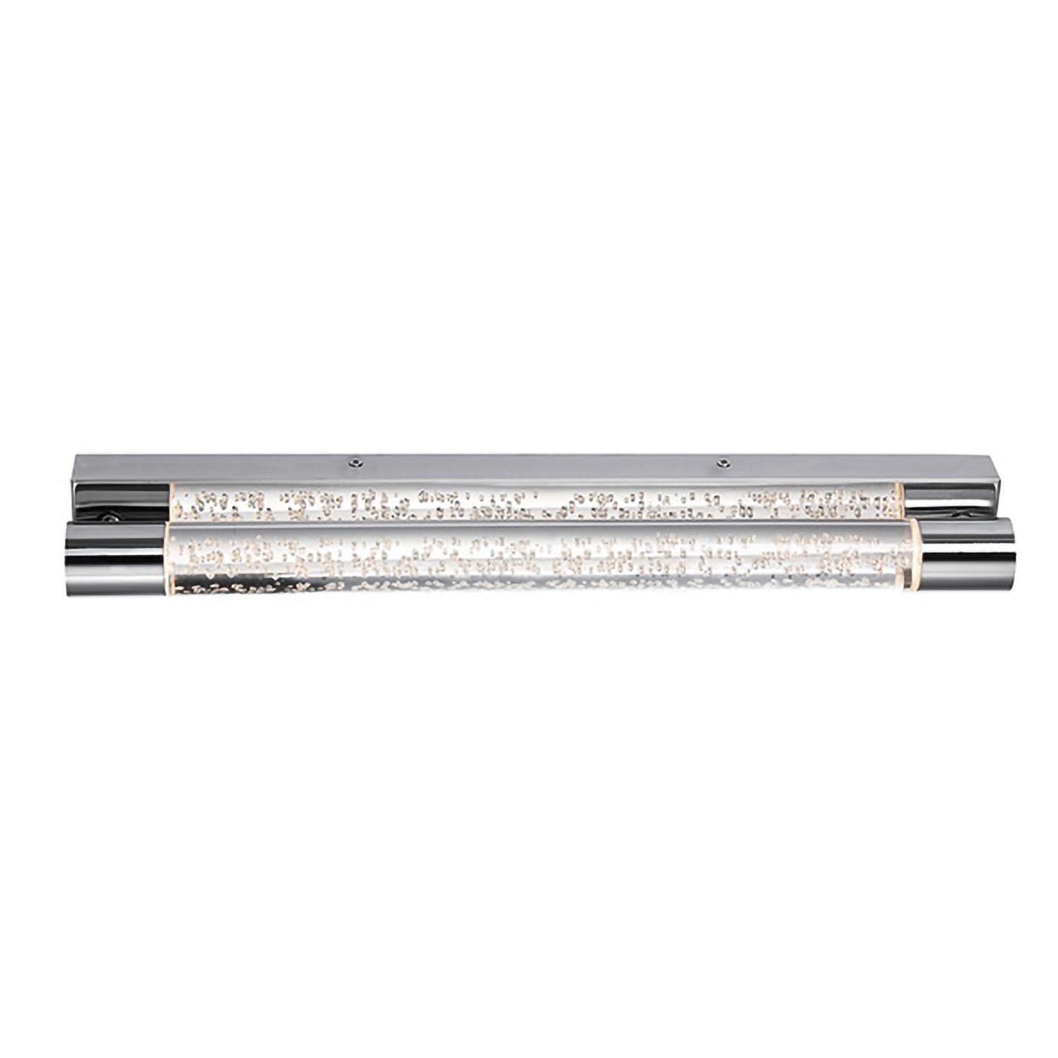 Badezimmer-Wandleuchte 4932/Ap - Chromfarben, Basics, Kunststoff/Metall (50/6/8cm)