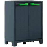 Werkzeugschrank E-COM Moby 44x100x80 cm Kunststoff - Anthrazit/Grau, Design, Kunststoff (80/100/44cm) - Keter