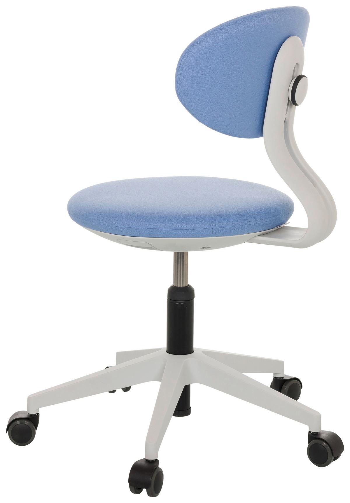 Jugenddrehstuhl Minimovo - Blau/Grau, Basics, Kunststoff/Textil (42/66-87/52cm) - MID.YOU