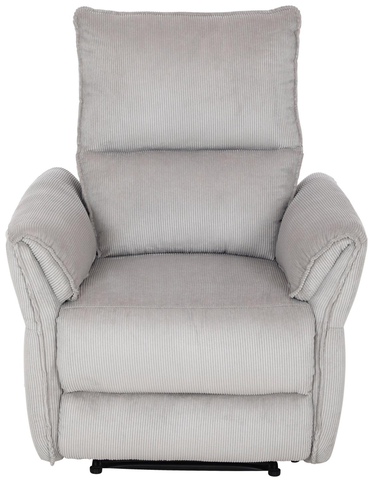 Fernsehsessel Jenson - Schwarz/Grau, MODERN, Holz/Textil (86/103/92cm)