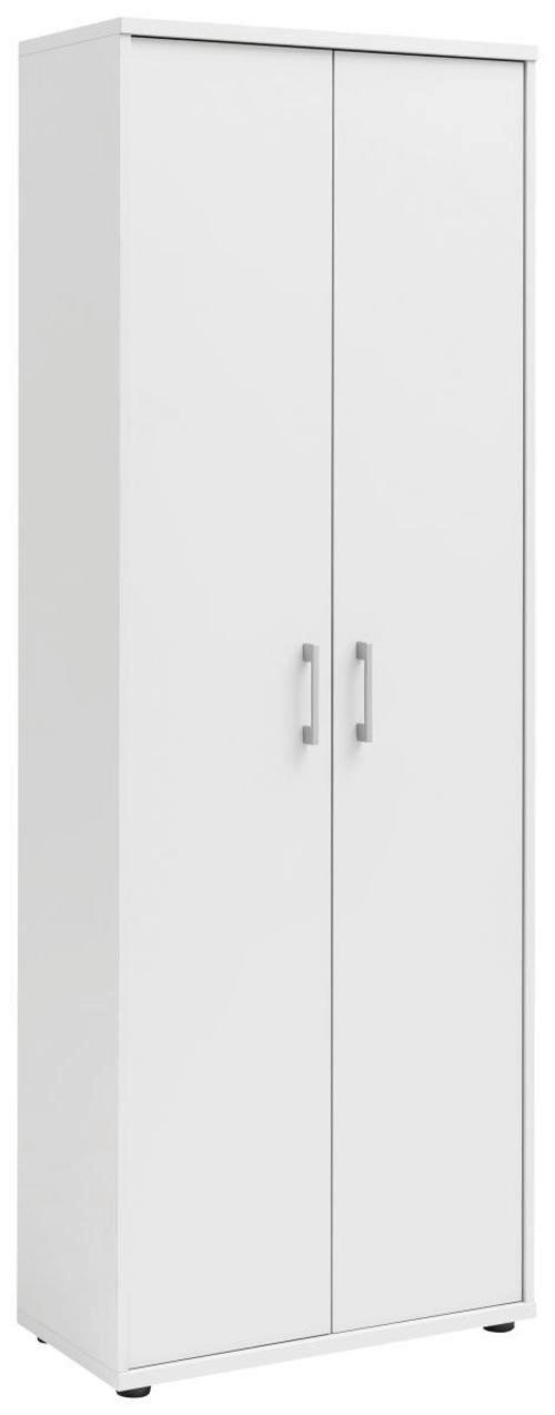 Aktenschrank Serie Weiß B: 65,1 cm - Weiß, Basics, Holzwerkstoff (65,1/182,4/34,5cm) - MID.YOU
