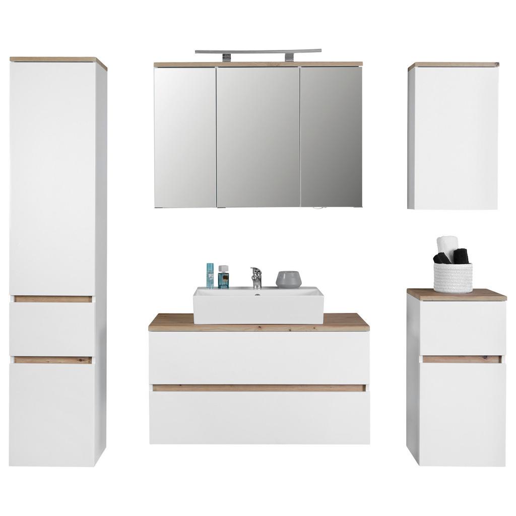Badezimmer Marbella Weiß, Artisan Dekor 5-teilig