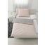 Povlečení Belinda Cca 140x200cm - růžová/světle šedá, textil (140/200cm) - Premium Living Povlečení Belinda Cca 140x200cm - růžová/světle šedá, textil (140/200cm) - Premium Living