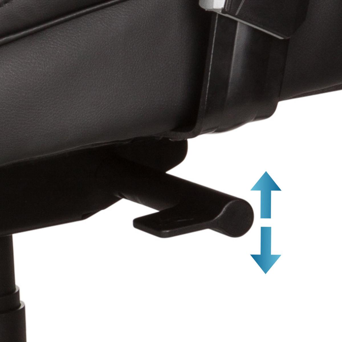 Chefsessel Xxl Pullmann Schwarz - Silberfarben/Schwarz, MODERN, Kunststoff/Textil (73/138/85cm) - MID.YOU