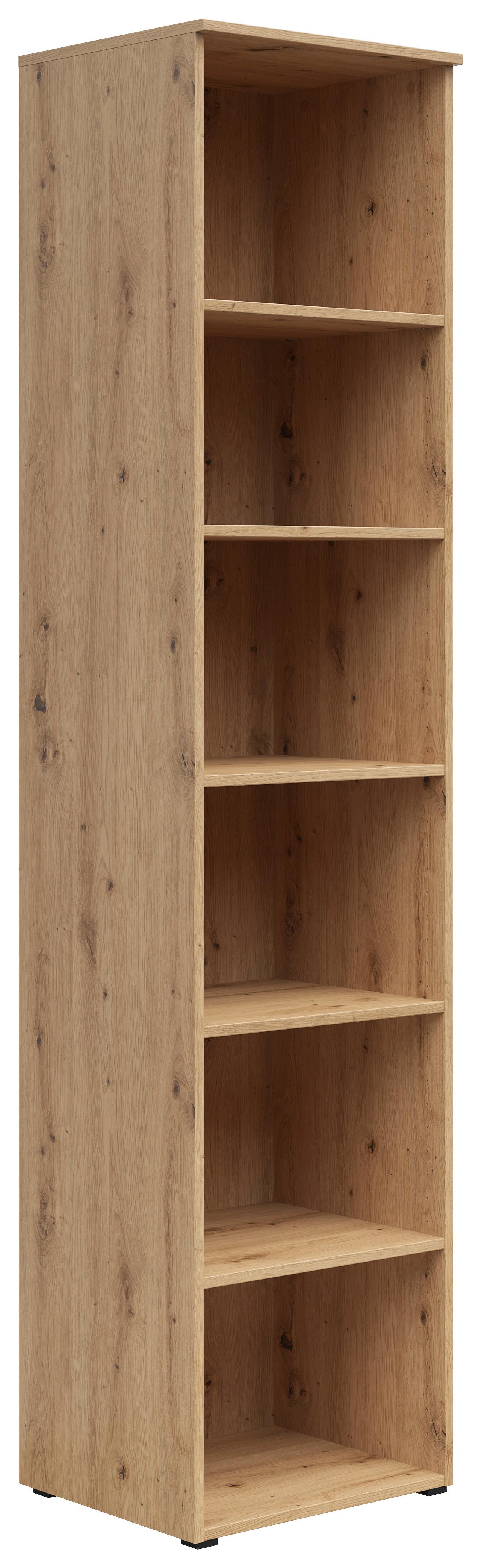 REGÁL MULTISTAURAUM S588- REG - antracitová/dub artisan, Moderní, kompozitní dřevo/plast (45/195/40cm)