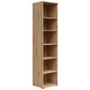 Regal Multi, Cabinets588- Reg - Anthrazit/Eiche Artisan, MODERN, Holzwerkstoff (45/195/40cm)