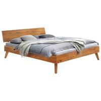 Bett Ancona, Wildeiche 160x200 cm - Wildeiche/Eichefarben, Natur, Holz (160/200cm) - Hasena