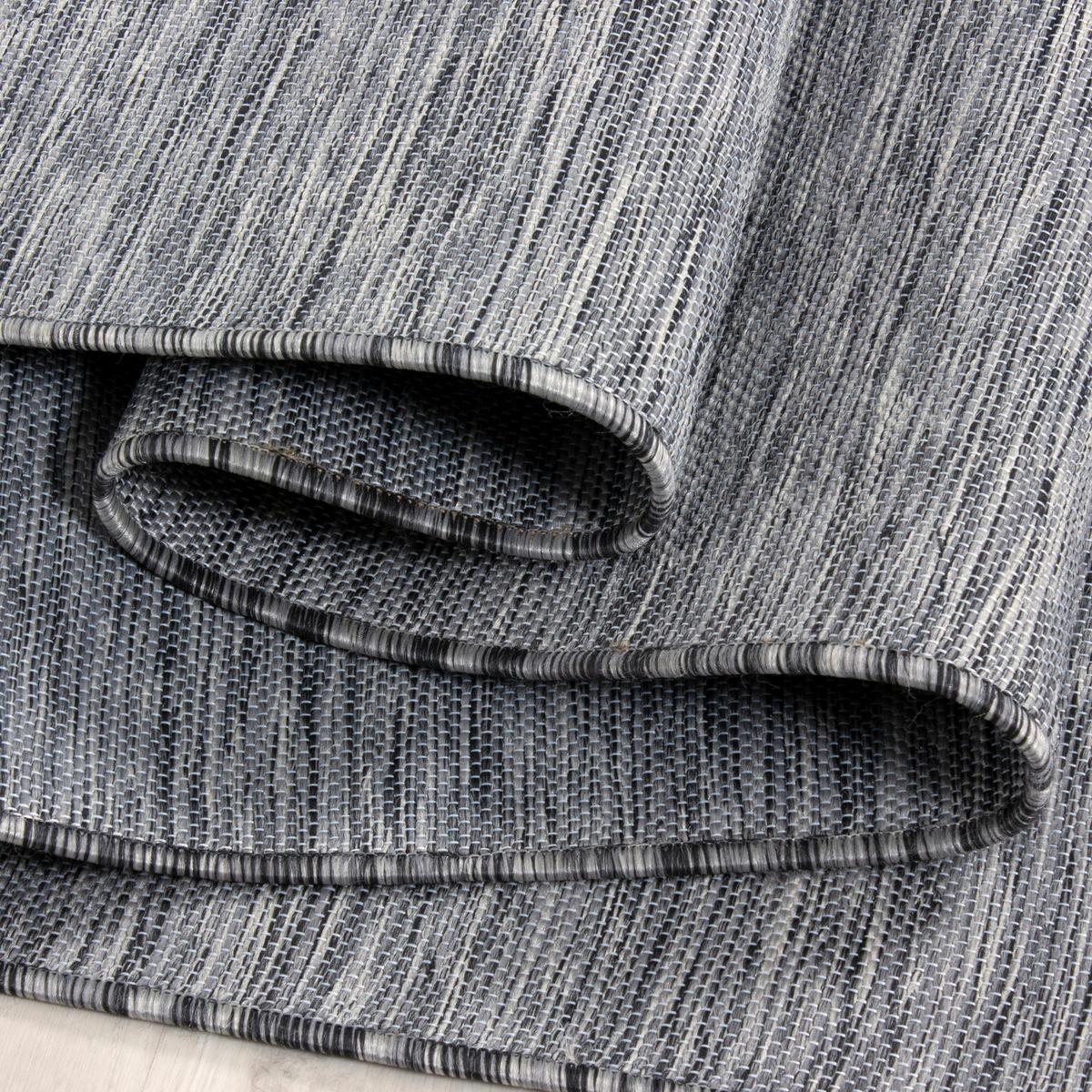 Flachwebteppich Anthrazit Mambo 80x150 cm Naturfaser - Anthrazit, KONVENTIONELL, Textil (80/150cm)