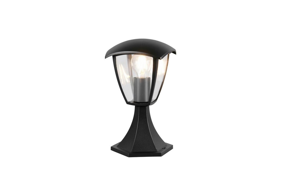 Wegeleuchte 563260132 Venta - Klar/Schwarz, KONVENTIONELL, Kunststoff/Metall (17/17/30cm) - Trio Leuchten
