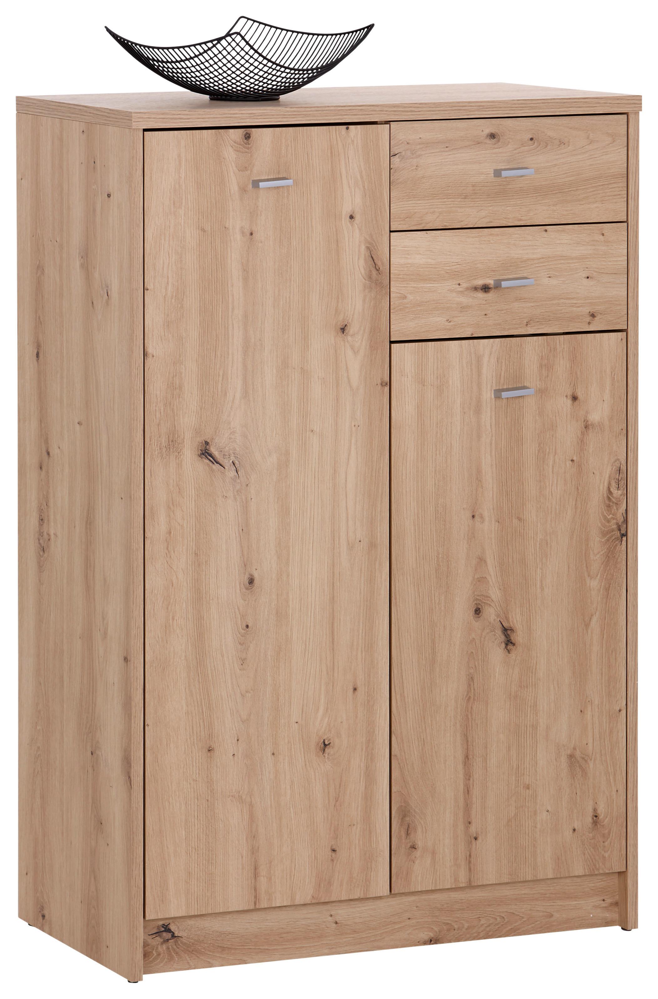 Kommode verstellbar 74 cm 4-YOU NEW Eichenfarbe Artisan - Eiche Artisan, MODERN, Holzwerkstoff (74/111,4/34,6cm)