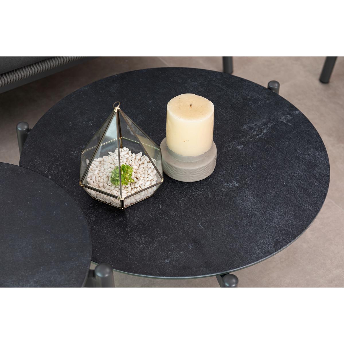 GARTENSET HAVEN - Anthrazit, MODERN, Glas/Kunststoff - Gardenson