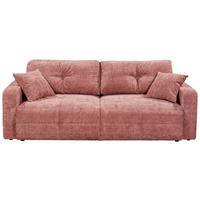 Schlafsofa Bullet Koralle B: 235 cm - Koralle/Schwarz, KONVENTIONELL, Textil (235/88/120cm) - MID.YOU