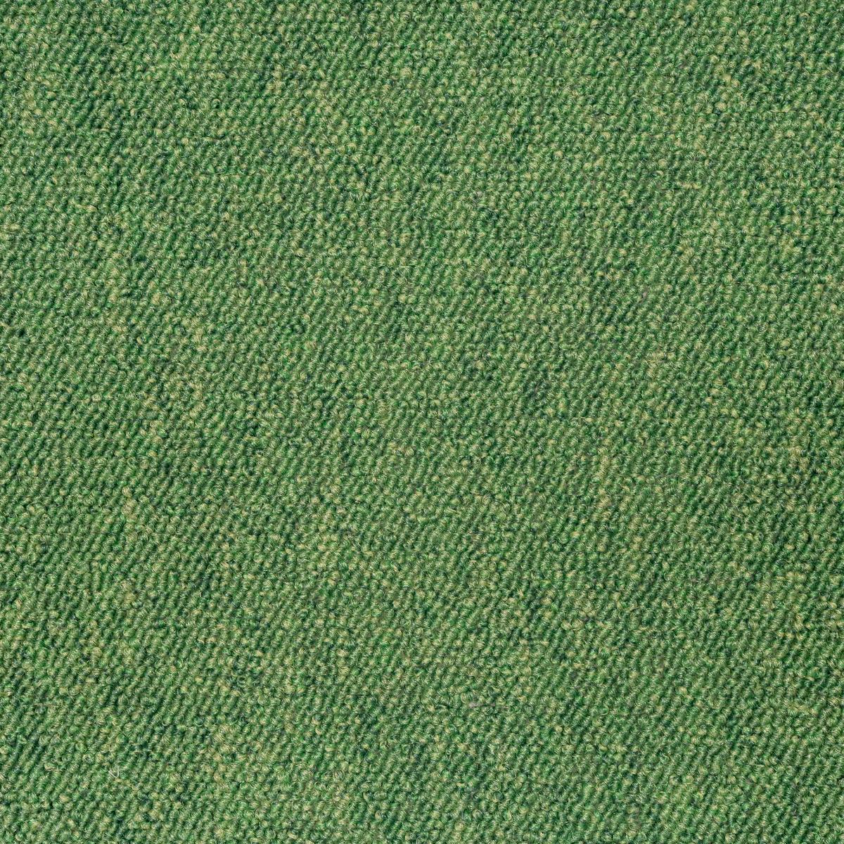 Teppichfliese Grün Mustang 50x50 Cm Florhöhe 3 Mm - Grün, Basics, Textil (50/50cm)