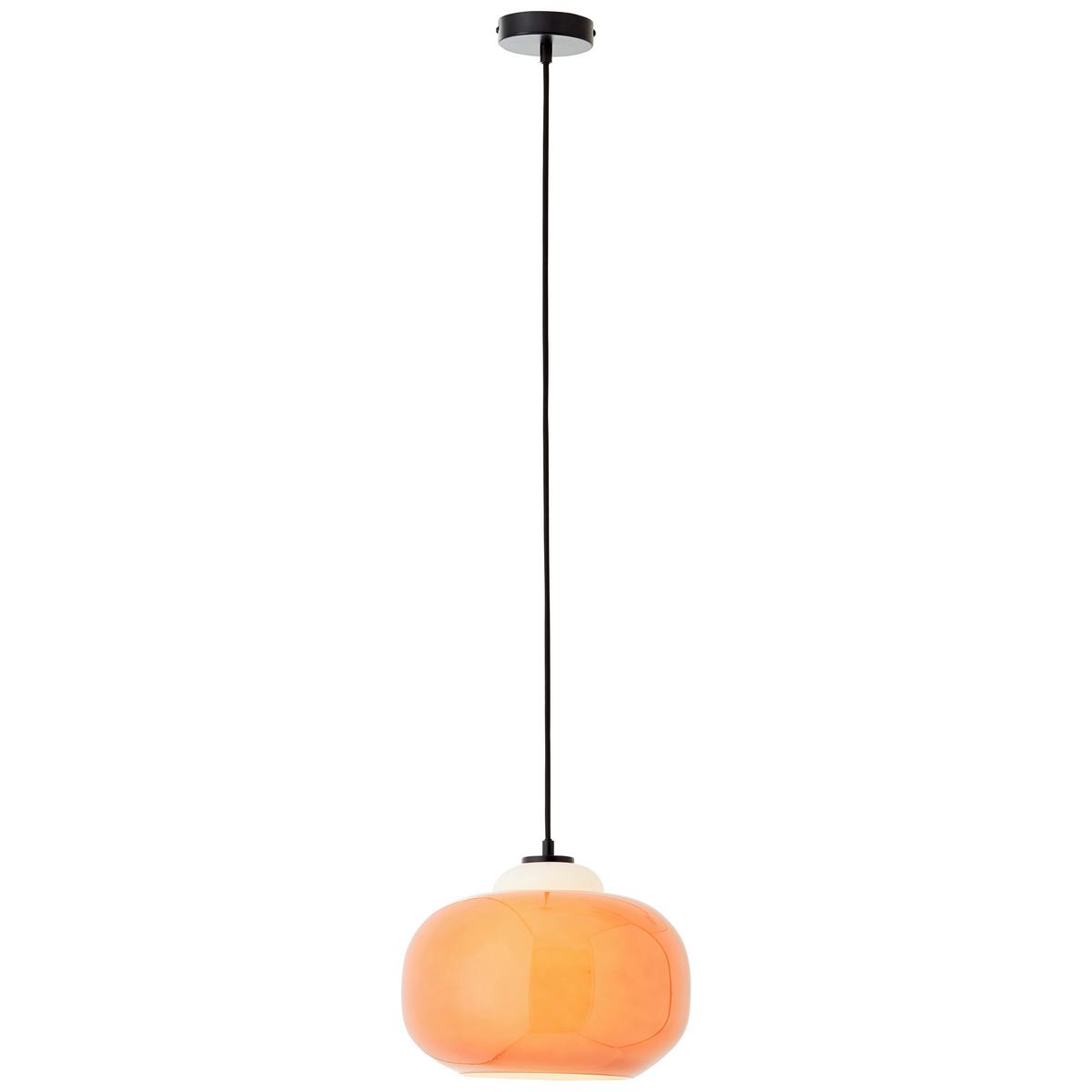 Pendelleuchte 99860/07 Blop - Orange, Design, Glas/Metall (30/128,5cm) - Brilliant