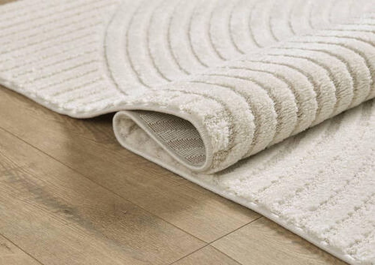 Webteppich Beige/creme Elio 140x200 Cm Jute - Beige/Creme, KONVENTIONELL, Textil (140/200cm)