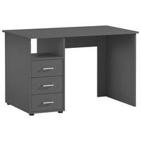 Schreibtisch Niels 1160 - Anthrazit, MODERN, Holzwerkstoff (70/115,8/74cm) - MID.YOU