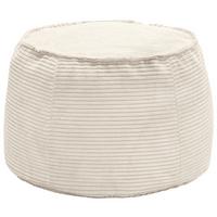 Taburet LUCYLLA, bílý manšestr - bílá, Moderní, textil (60/60/38cm) - Mömax