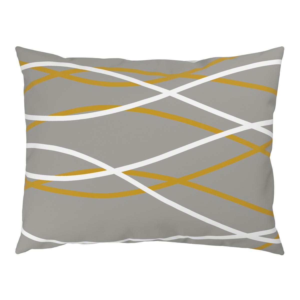 POVLEČENÍ WELLE - šedá/barvy zlata, Moderní, textil (140/200cm) - Mömax