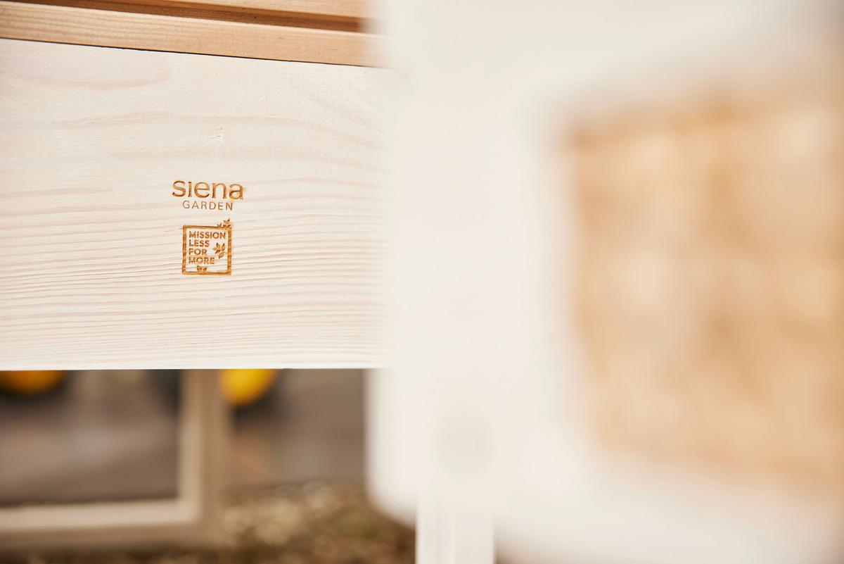 Blumenkasten Kieferfarben B: 33 Cm - Kieferfarben, Basics, Holz/Kunststoff (33/54/33cm) - Siena Garden