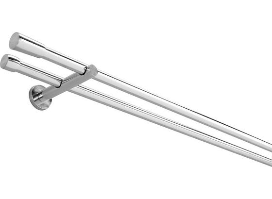 Sada Tyčí Na Závesy Marie - farby ušľachtilej ocele, kov (120cm) - Mömax modern living Sada Tyčí Na Závesy Marie - farby ušľachtilej ocele, kov (120cm) - Mömax modern living