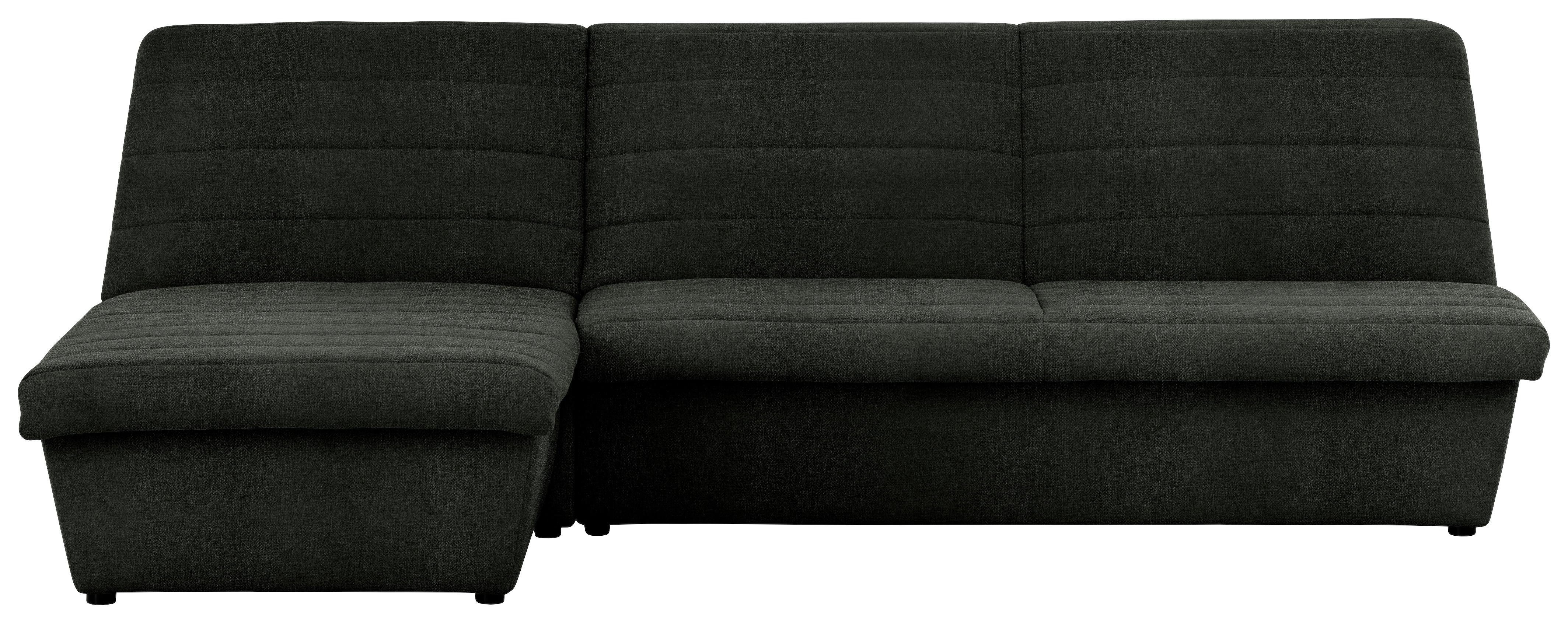 Ecksofa Looks Viii Dunkelgrün - Dunkelgrün/Schwarz, Design, Textil (168/274cm) - LOOKS by W.Joop