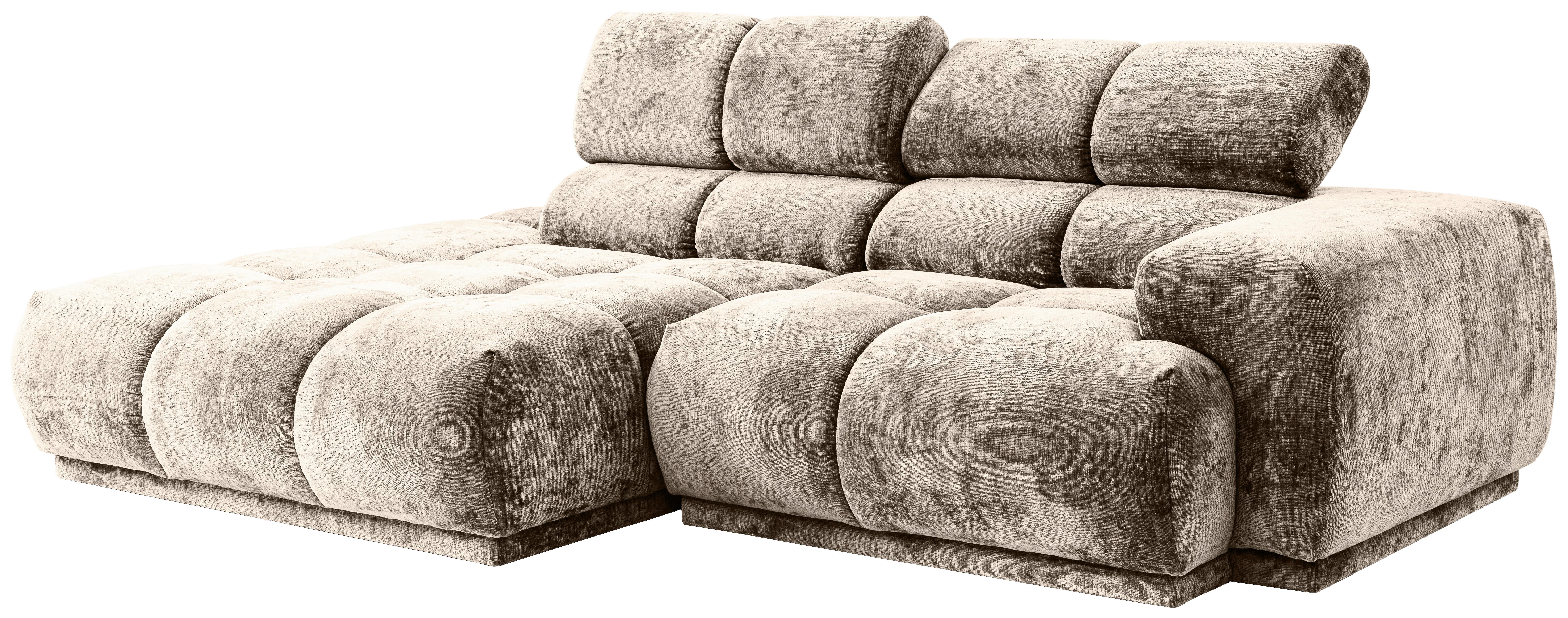 Ecksofa Chani Taupe, Schenkel: 150x239 cm - Taupe, MODERN, Textil (150/239cm) - MID.YOU