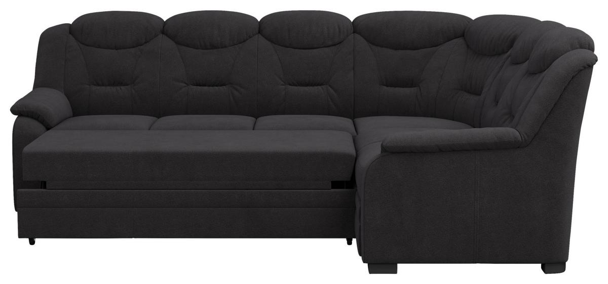 Ecksofa Marcus Schwarz S: 263x211 cm - Schwarz, Basics, Textil (263/211cm) - MID.YOU