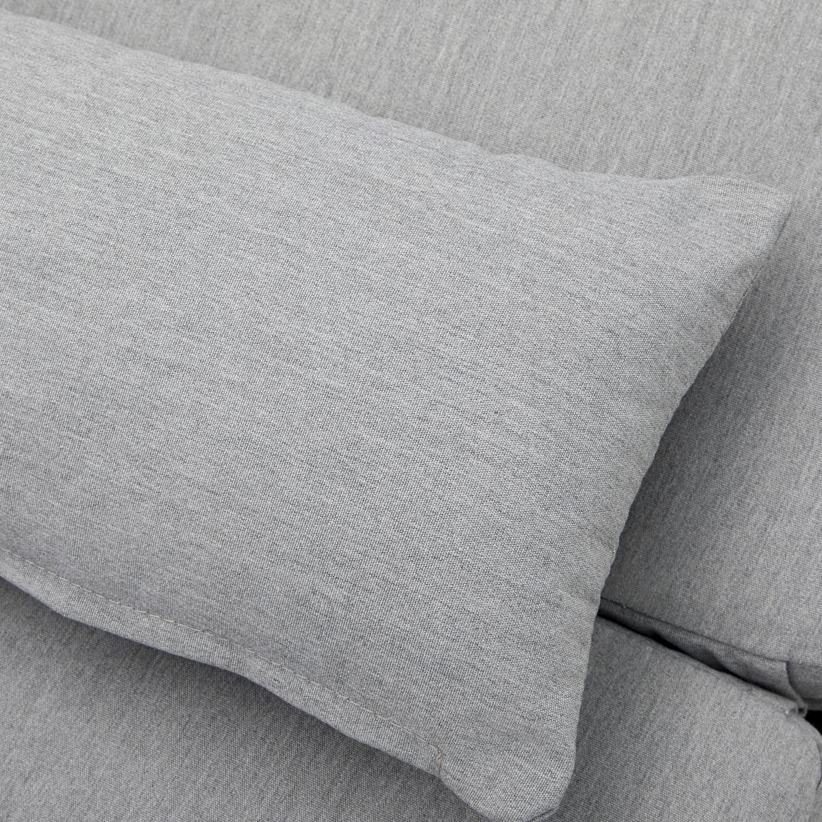 Relaxační lehátko SUSA šedá - šedá, Moderní, kov/textil (200/64/40cm) - Bessagi Garden