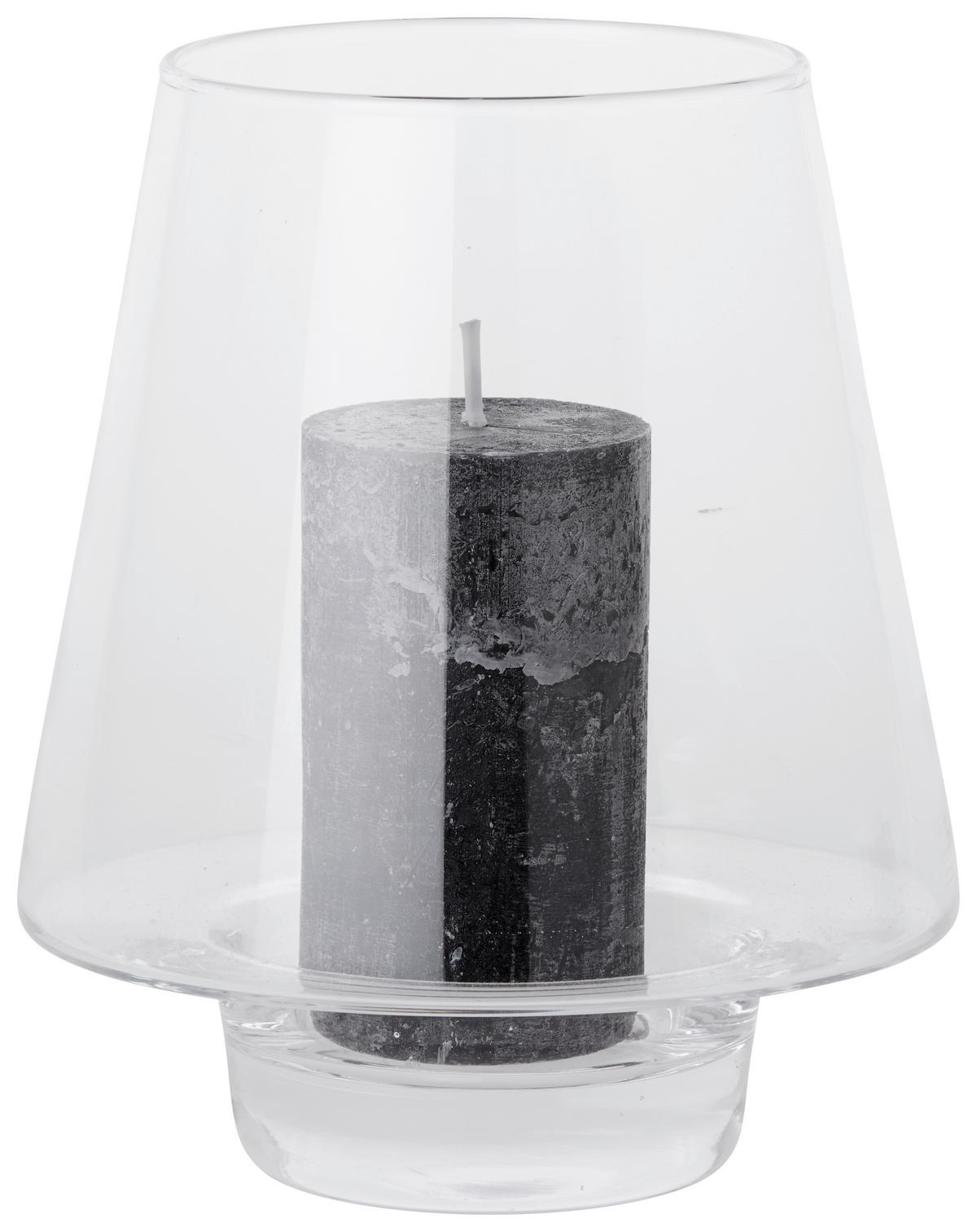 STOJAN NA SVÍČKU LOU - čiré, Trend, sklo (18/22cm) - Modern Living
