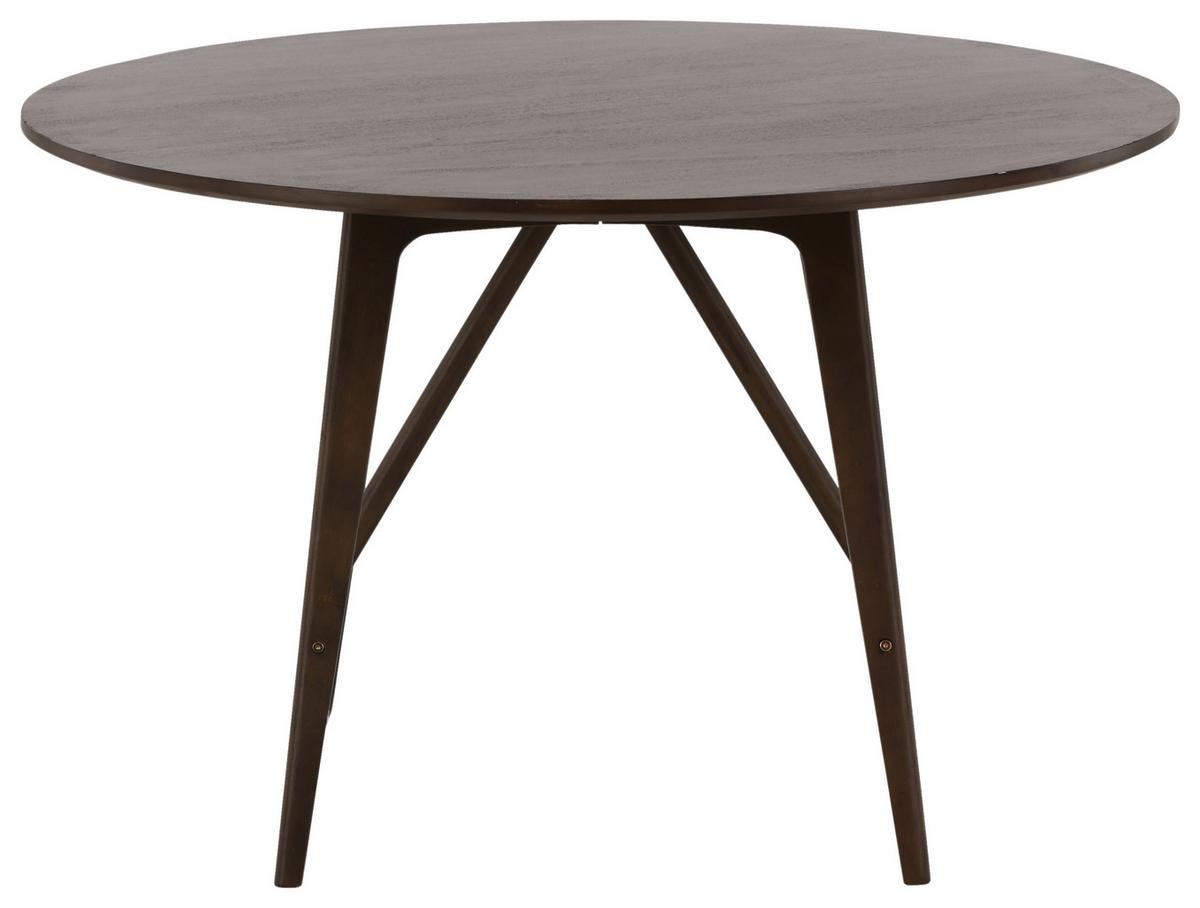 Esstisch Kaseidon - Dunkelbraun, Design, Holz/Holzwerkstoff (100/100/75cm) - Livetastic