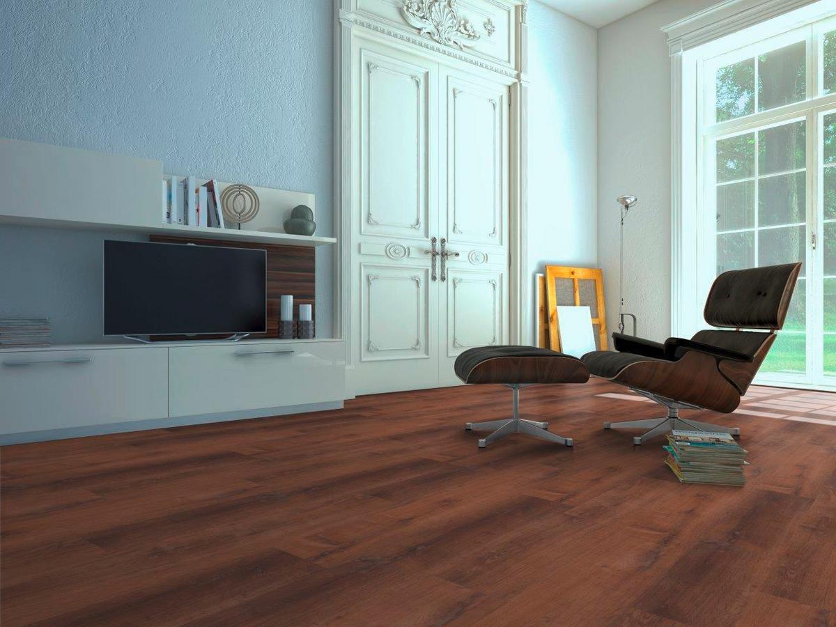 Designboden Eichefarben Stärke 5mm - Eichefarben, Basics, Kunststoff (121/22/0.5cm)