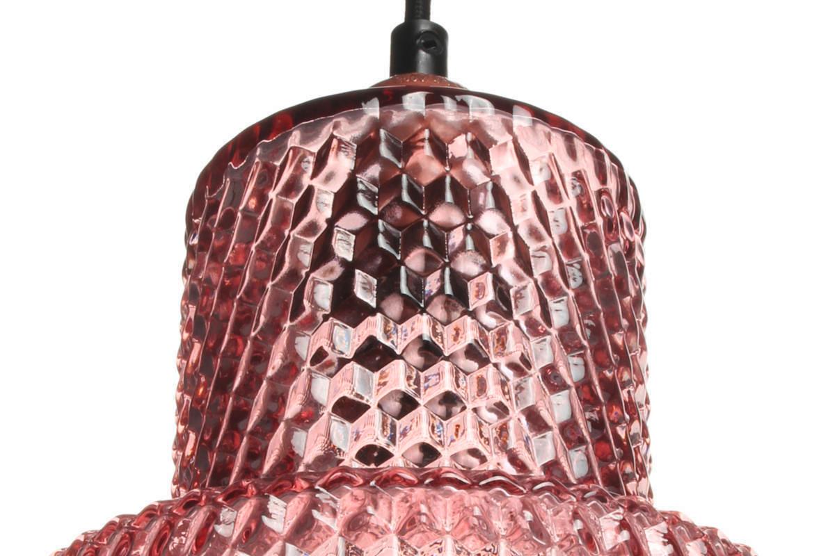 Hängeleuchte Mona H: 27 cm 1-Flammig - Violett, Trend, Glas (17/27/17cm) - Kayoom