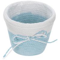 Pflanztopf Enrico - Blau/Pink, KONVENTIONELL, Papier/Kunststoff (18/17cm) - Ondega